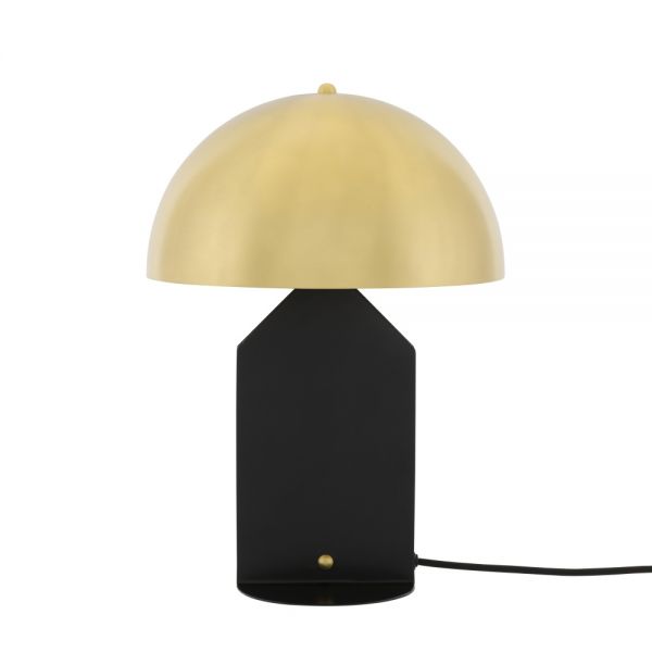 Pencil Brass Dome Table Lamp on Metal Stand